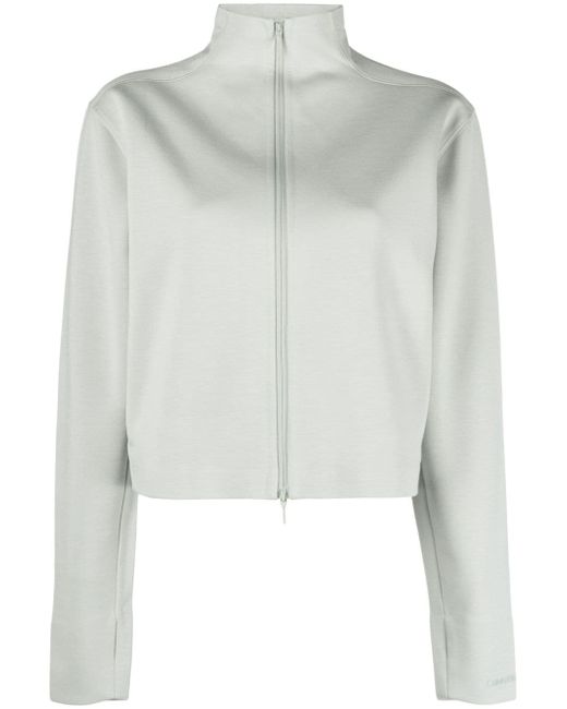 Calvin Klein zip-up high-neck hoodie