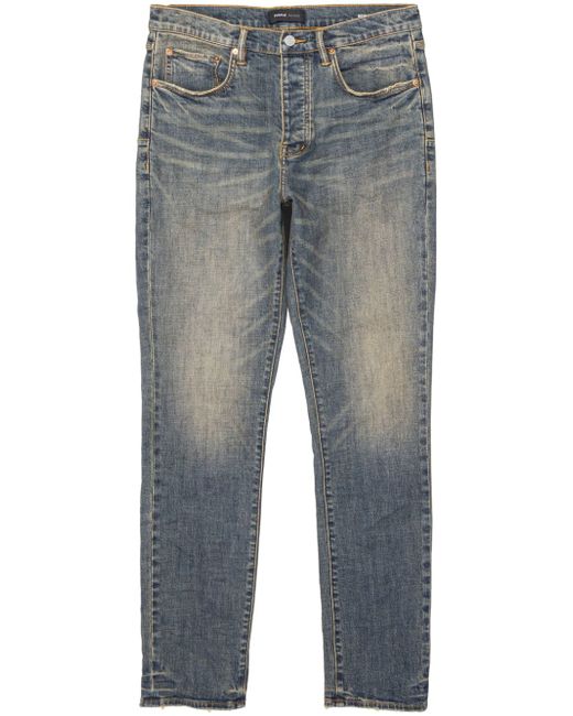 Purple Brand washed straight-leg jeans