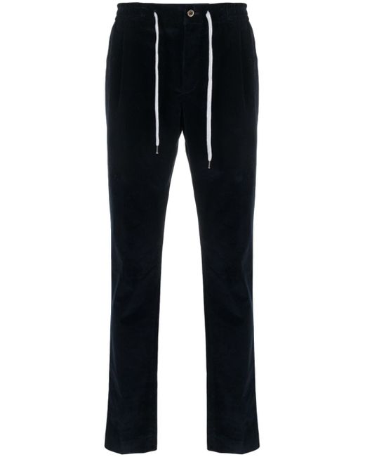 PT Torino drawstring-waist straight-leg corduroy trousers