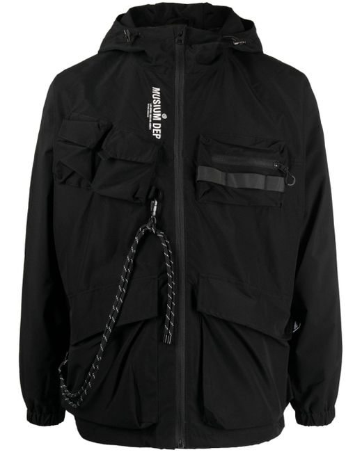 Musium Div. rope-chain hooded jacket