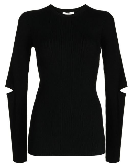 Tibi cut-out knitted jumper