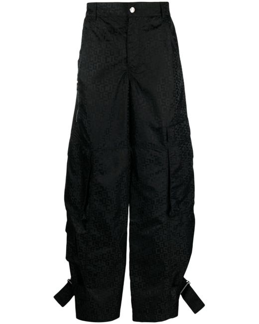 Gcds Monogram Ultracargo wide-leg trousers