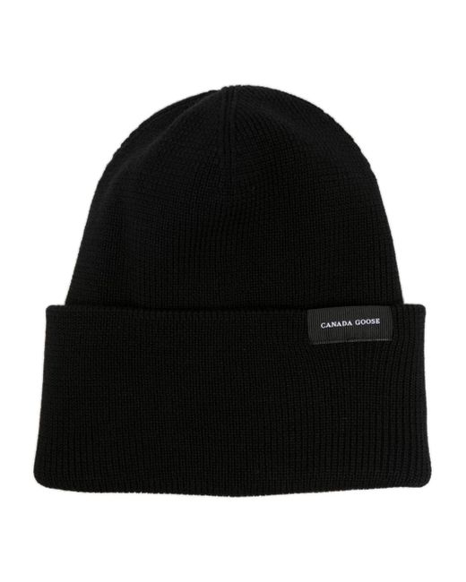 Canada Goose ribbed-knit beanie