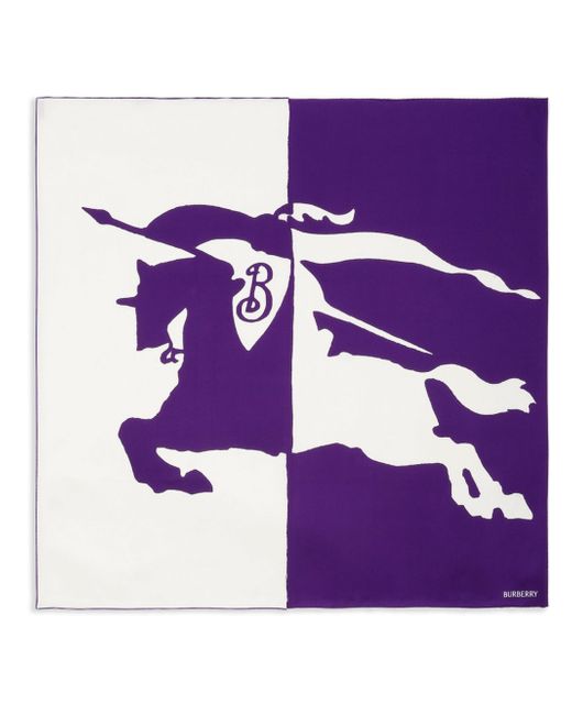 Burberry horse-print square scarf