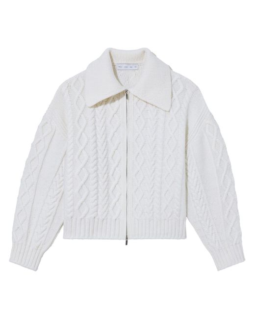 Proenza Schouler White Label wool cable-knit cardigan