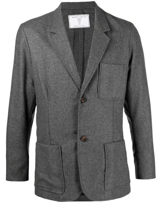 Société Anonyme single-breasted wool-blend blazer