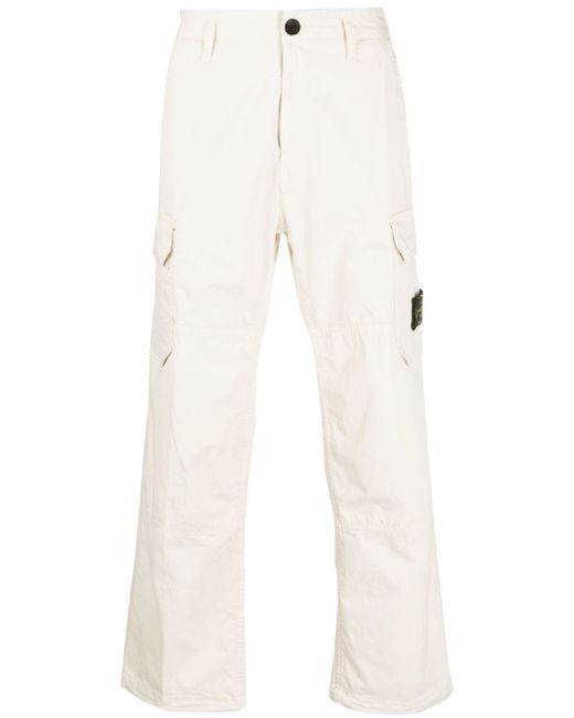 Stone Island Compass-patch cargo trousers