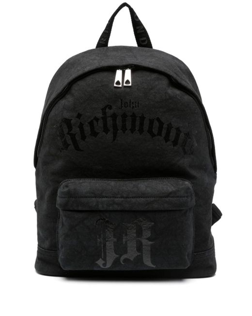 John Richmond Naoki logo-print backpack