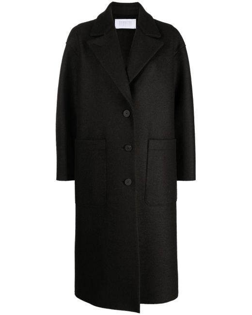 Harris Wharf London notched-lapels single-breasted coat