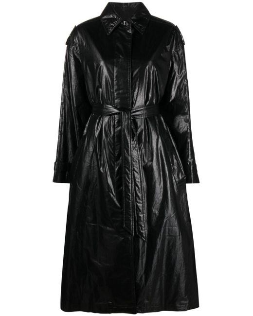 Isabel Marant Aurel straight-point collar trench coat