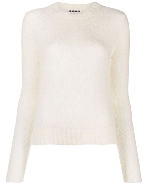 Jil Sander textured chunky-knitted jumper