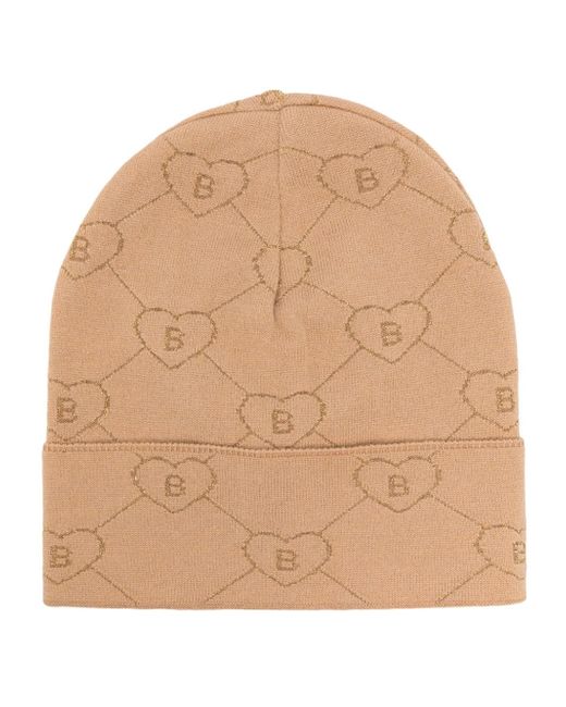 Blugirl logo intarsia-knit beanie