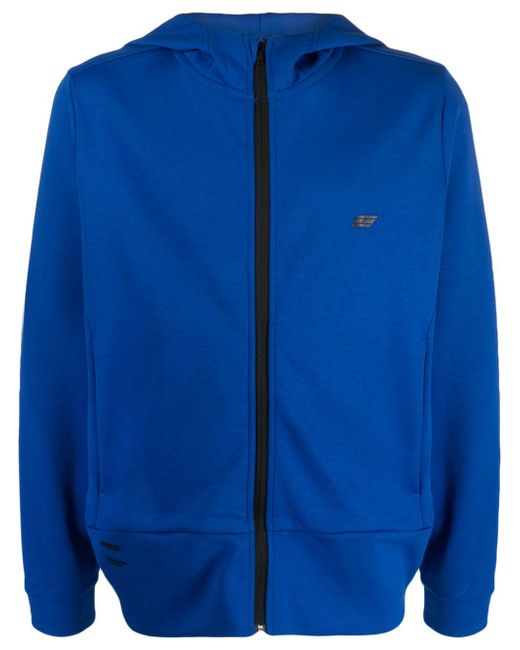 Tommy Hilfiger logo-print zipped hoodie