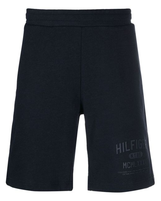 Tommy Hilfiger logo-print track shorts