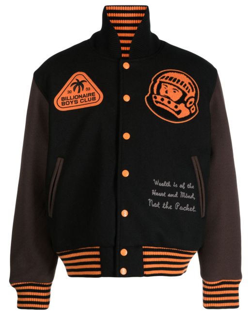 Billionaire Boys Club patch-detail bomber jacket
