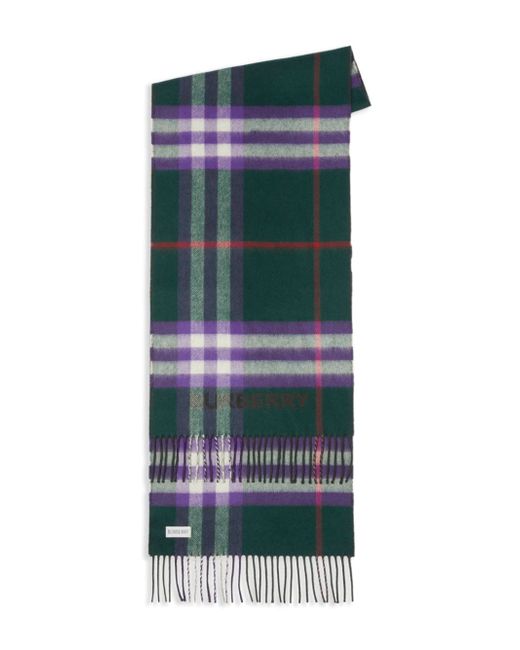 Burberry two-tone checkered scarf