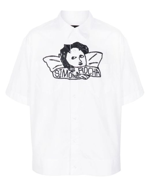 Simone Rocha graphic-print shirt