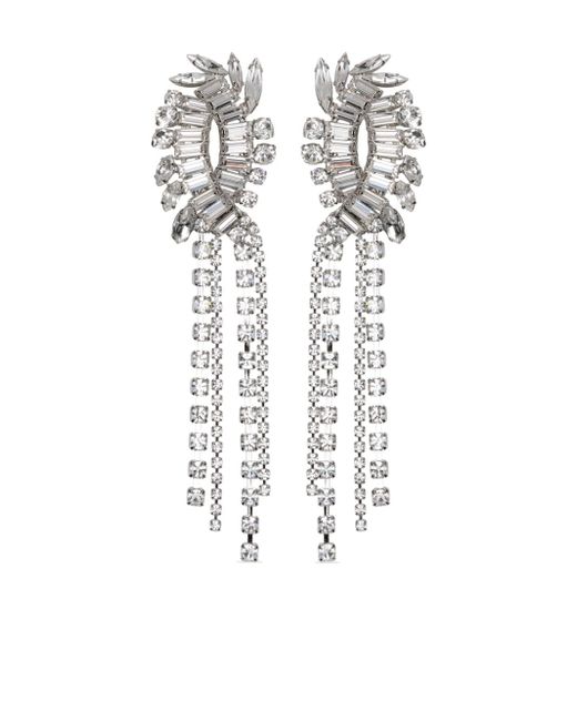 Jennifer Behr Merritt crystal-embellished earrings