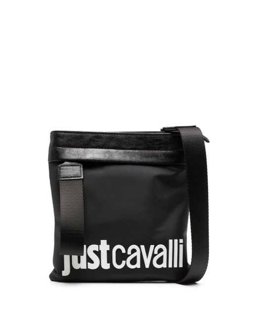 Just Cavalli logo-embossed messenger bag