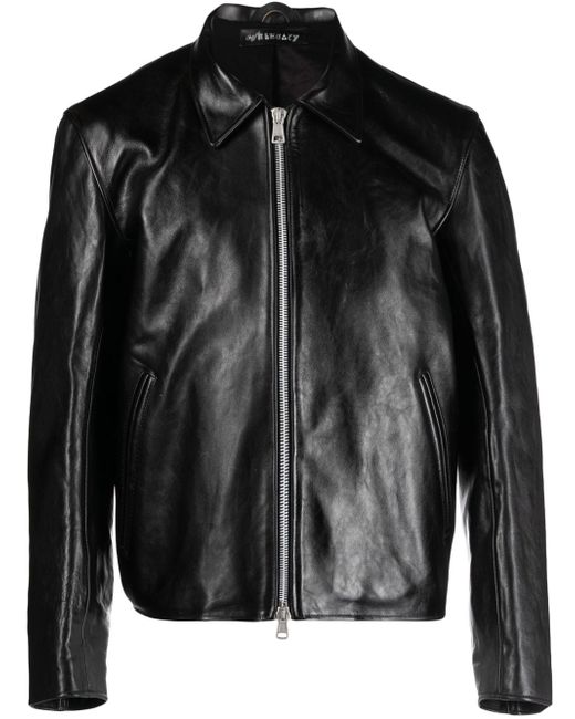 Our Legacy Mini leather zipped jacket