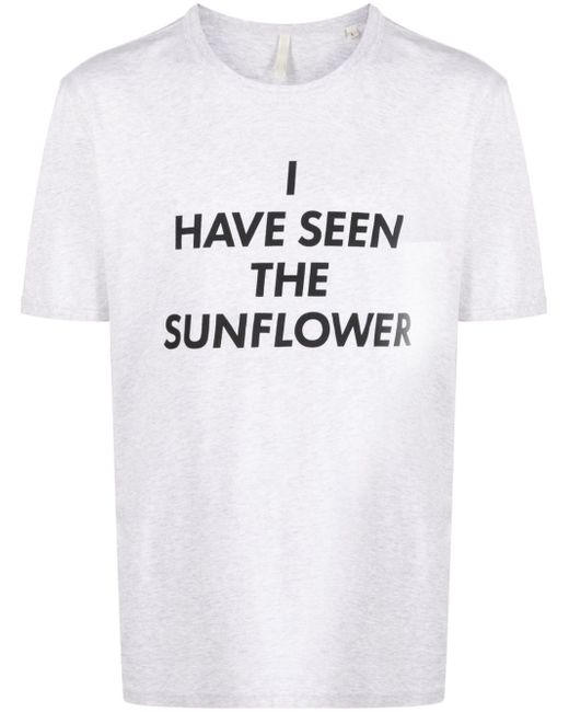 Sunflower slogan-print T-shirt