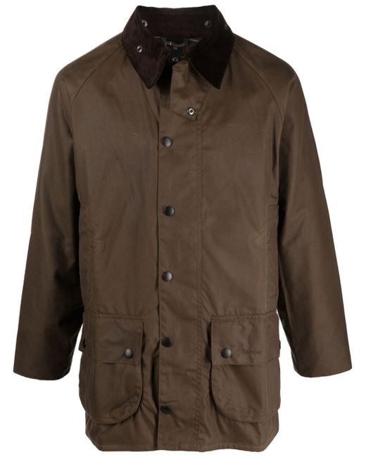 Barbour cotton wax-coated jacket