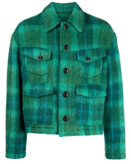 Andersson Bell Toulouse checked shirt jacket