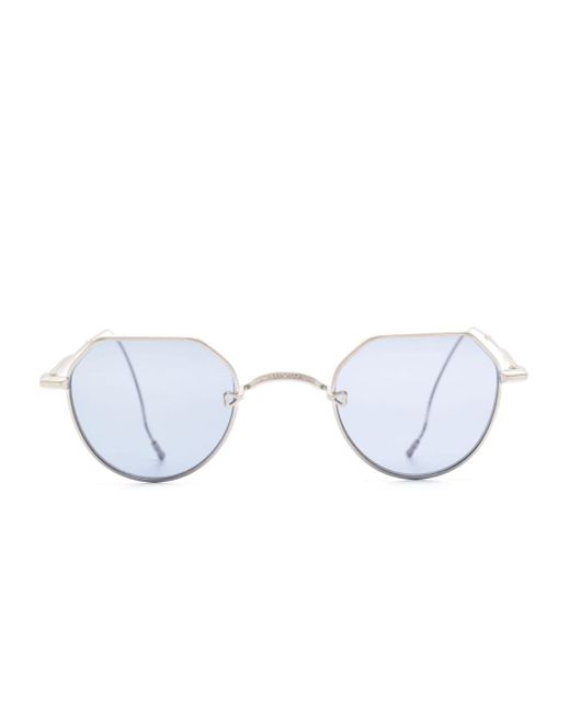 Matsuda heart-motif pilot-frame sunglasses