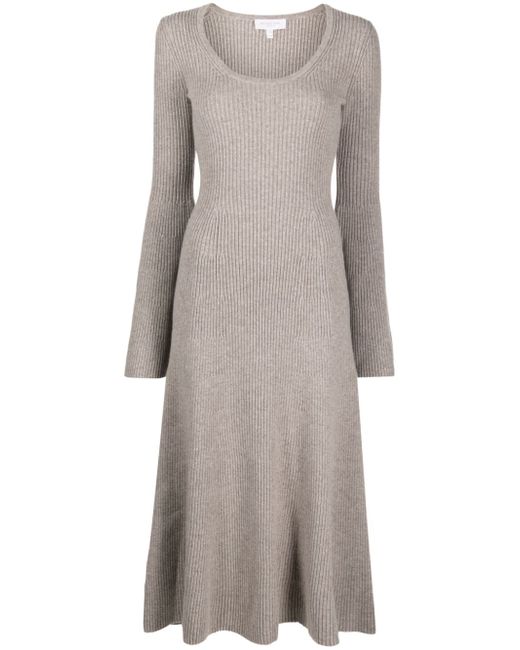 Michael Kors Collection ribbed-knit cashmere blend dress