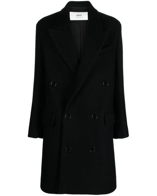AMI Alexandre Mattiussi double-breasted wool coat