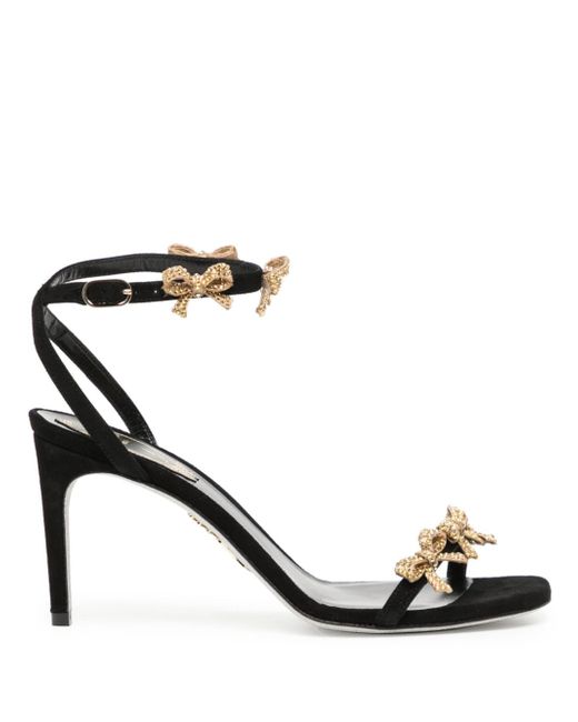 Rene Caovilla 80mm bow-detailing leather sandals