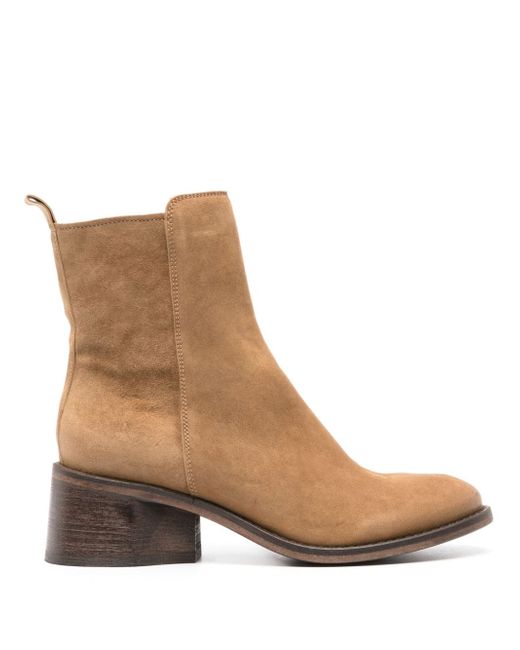 MoMa suede leather ankle boots
