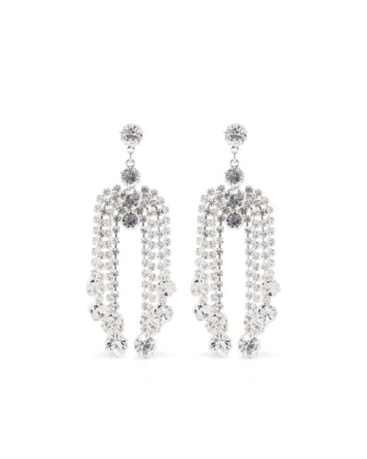 Magda Butrym crystal-fringe drop earrings