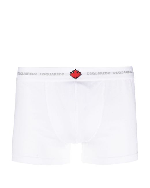Dsquared2 contrasting logo-waistband boxers