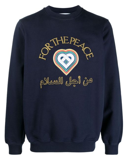 Casablanca For The Peace cotton sweatshirt