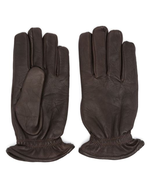 Orciani elasticated-panel leather gloves