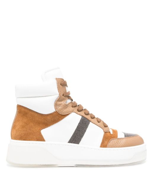 Fabiana Filippi high-top lace-up sneakers