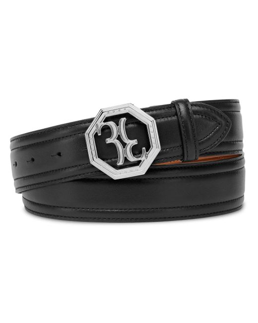 Billionaire logo-buckle belt