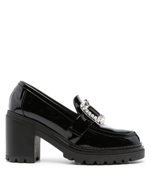 Sergio Rossi Prince 85mm leather loafers