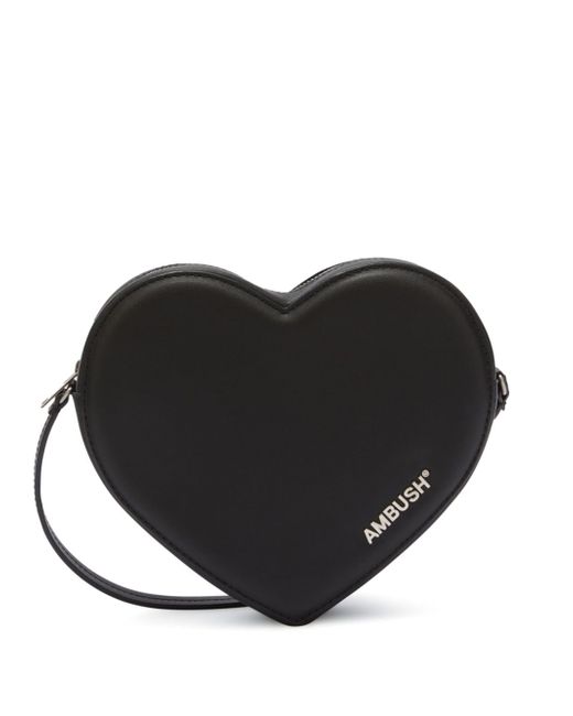 Ambush Heart leather crossbody bag