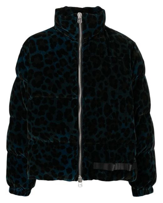 Oamc leopard-print padded jacket