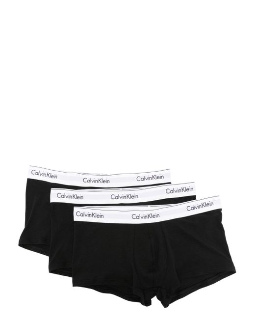 Calvin Klein logo-waistband boxer pack of three