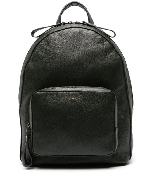 Doucal's tumbled leather backpack