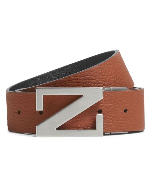 Z Zegna reversible leather belt