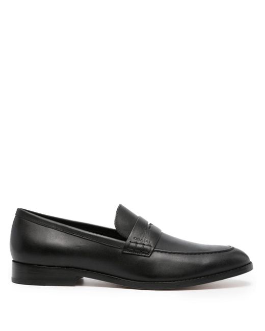Coach Declan leather penny loafers