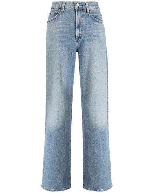Agolde Harper mid-rise straight-leg jeans