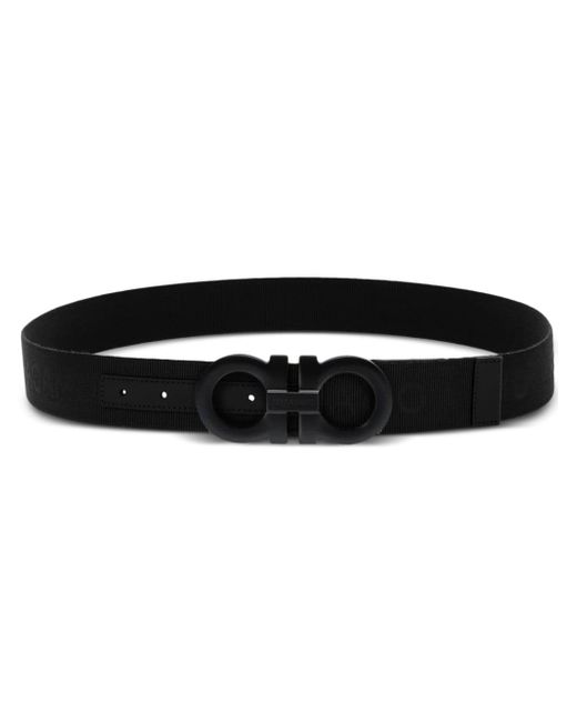 Ferragamo Gancini-buckle logo-strap belt