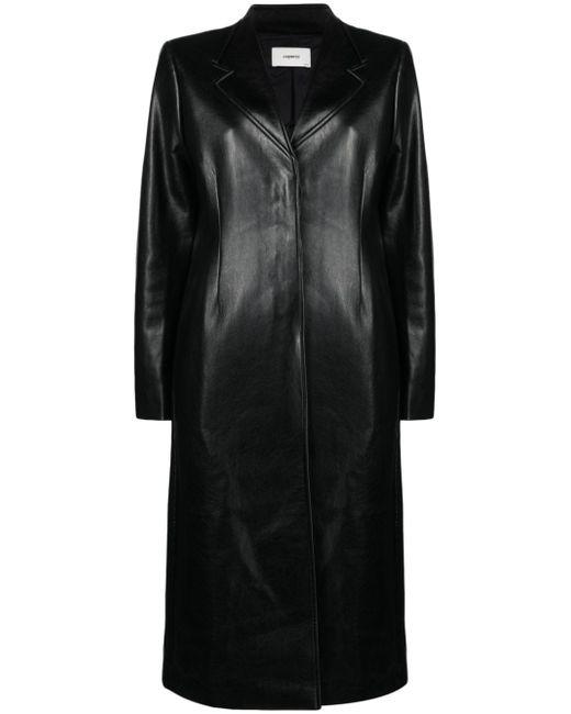 Coperni faux-leather midi coat