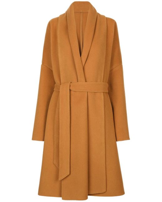 Dolce & Gabbana belted cashmere coat