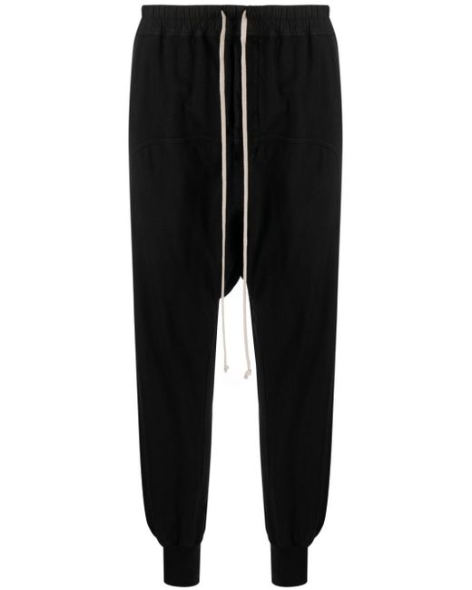 Rick Owens DRKSHDW tapered drop-crotch trousers